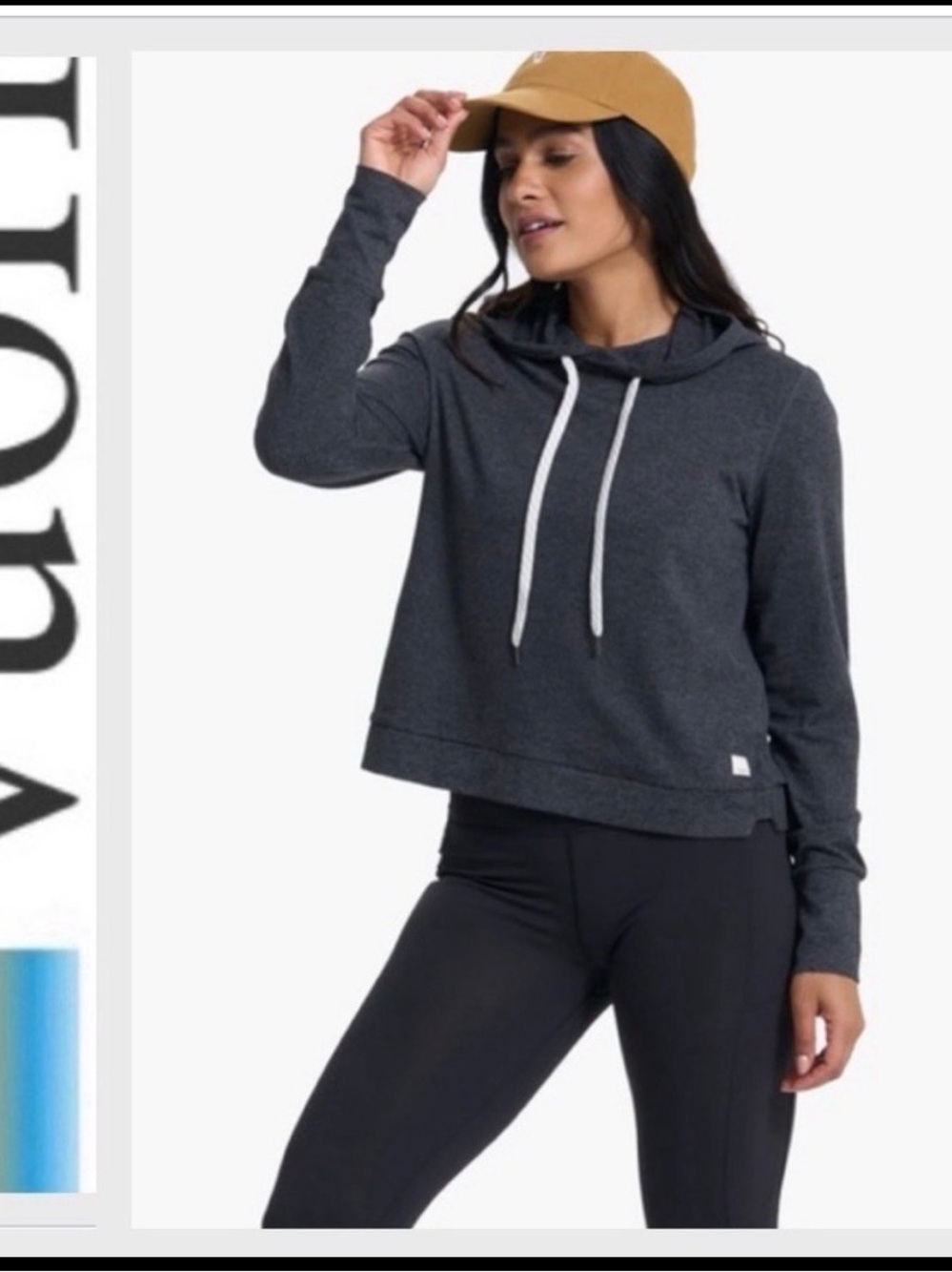 Vuori Women’s Navy Blue Halo Essential Hoodie Small